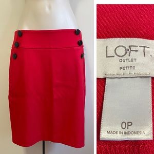 Red Loft Skirt
